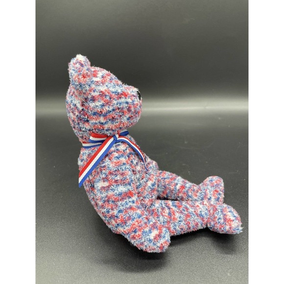 Ty Beanie Baby USA Bear 2000 Proud To Be American Tag Errors Rare Retired New! - Picture 2 of 10